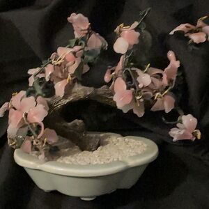 handmade glass flower vase (med) $23